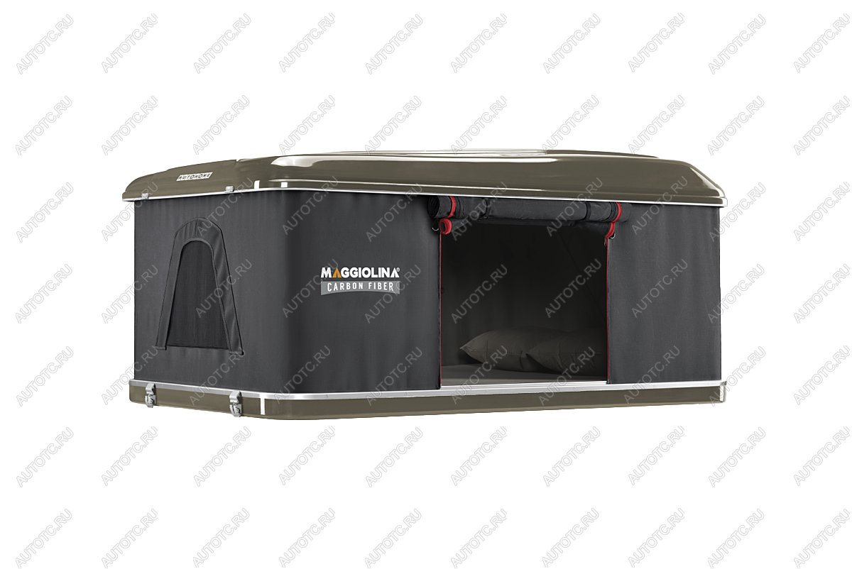 596 529 р. Палатка на крышу автомобиля AUTOHOME MAGGIOLINA CARBON FIBER SMALL, тент серый, лестница 215 мм AUTOHOME Zifer Italia S.r.l mcf-01  с доставкой в г. Керчь