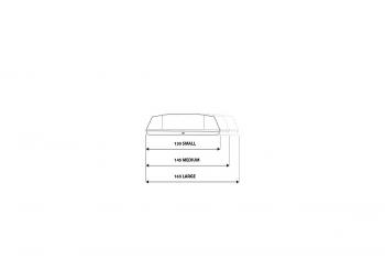 397 199 р. Палатка на крышу автомобиля AUTOHOME MAGGIOLINA GRAND TOUR SMALL 360 BLACK STORM, чёрный тент, лестница 215 мм AUTOHOME Zifer Italia S.r.l m360bs-15  с доставкой в г. Керчь. Увеличить фотографию 16
