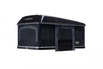 397 199 р. Палатка на крышу автомобиля AUTOHOME MAGGIOLINA GRAND TOUR SMALL 360 BLACK STORM, чёрный тент, лестница 215 мм AUTOHOME Zifer Italia S.r.l m360bs-15  с доставкой в г. Керчь. Увеличить фотографию 4