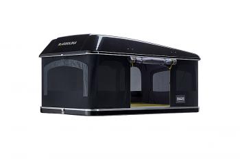 397 199 р. Палатка на крышу автомобиля AUTOHOME MAGGIOLINA GRAND TOUR SMALL 360 BLACK STORM, чёрный тент, лестница 215 мм AUTOHOME Zifer Italia S.r.l m360bs-15  с доставкой в г. Керчь. Увеличить фотографию 1