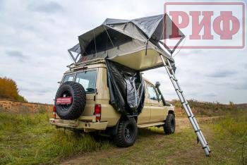 108 999 р. Палатка на крышу автомобиля РИФ Soft RT01-140, тент серый, 400 гр., 140х240х115 см, РИФ rifrt0114080001  с доставкой в г. Керчь. Увеличить фотографию 34