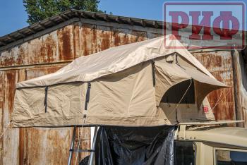 94 209 р. Палатка на крышу автомобиля РИФ Soft RT02-140, тент песочный, 140х240х115 см РИФ rifrt0214060000  с доставкой в г. Керчь. Увеличить фотографию 2