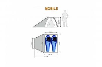 23 949 р. Палатка-автомат туристическая Maverick Mobile premium (светло-зеленый  светло-серый) Maverick Tent m-gg-061  с доставкой в г. Керчь. Увеличить фотографию 12