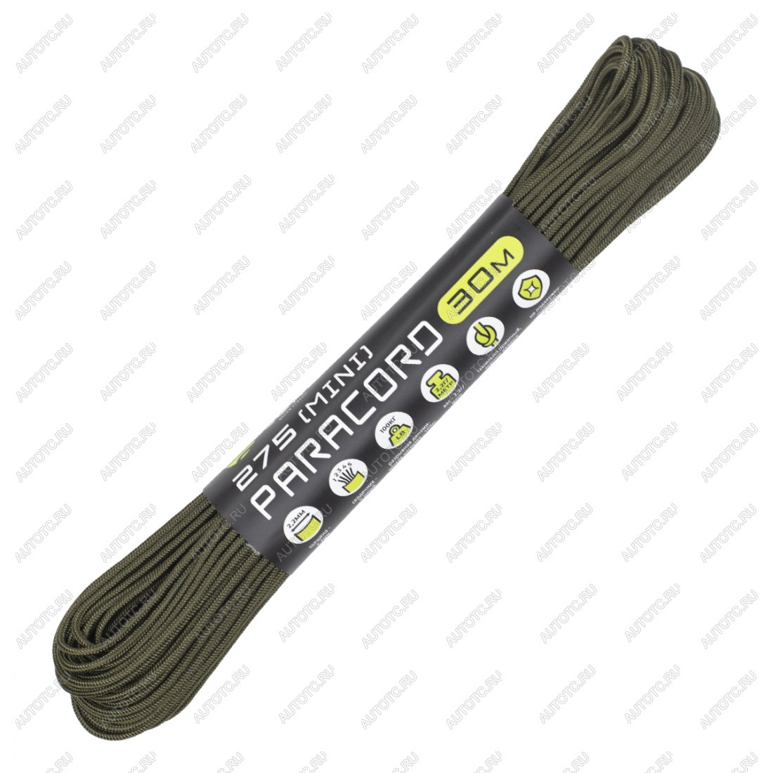 889 р. Паракорд 275 (мини) CORD nylon 30м (army green) CORD 275.n30.a.gr  с доставкой в г. Керчь