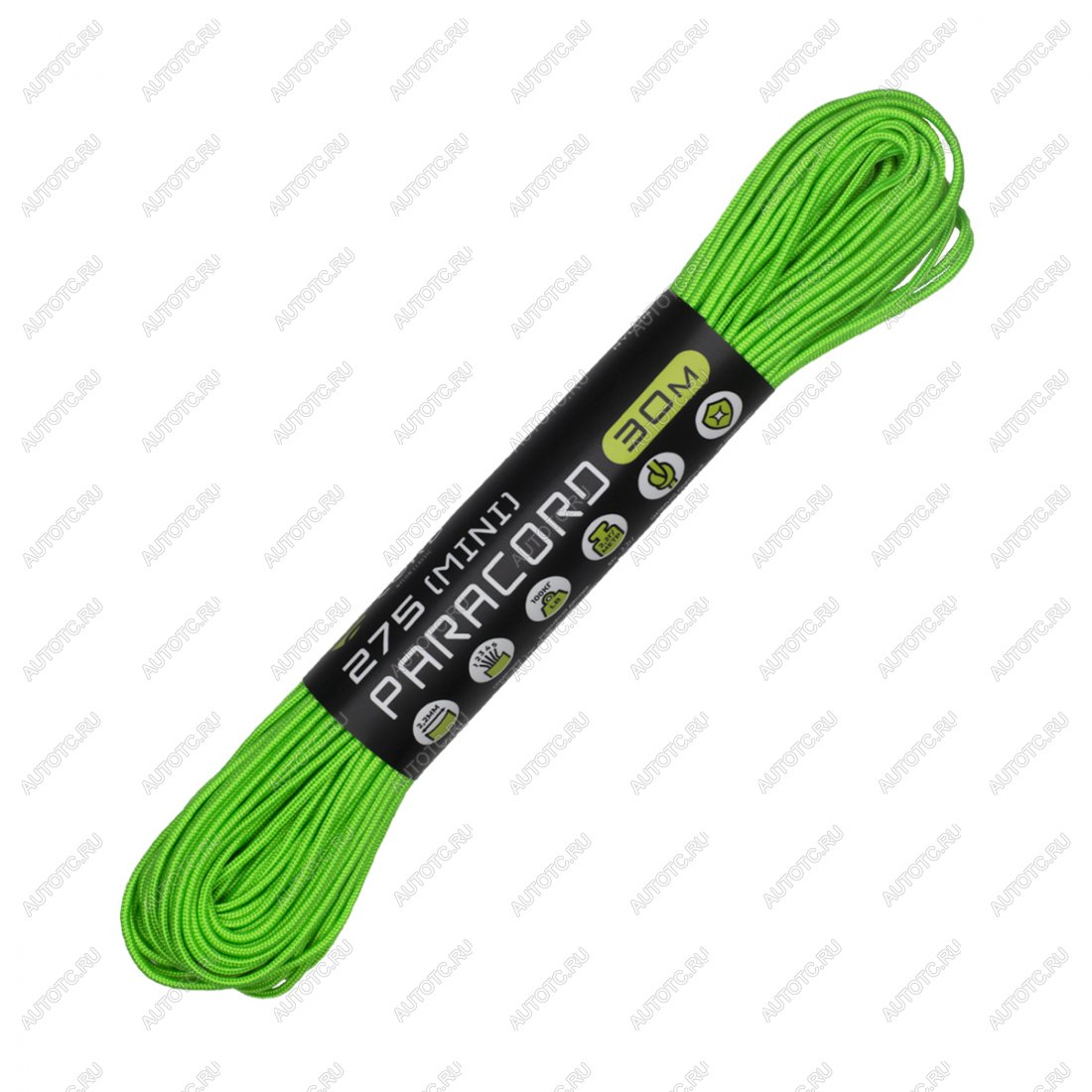 889 р. Паракорд 275 (мини) CORD nylon 30м (green) CORD 275.n30.gr  с доставкой в г. Керчь