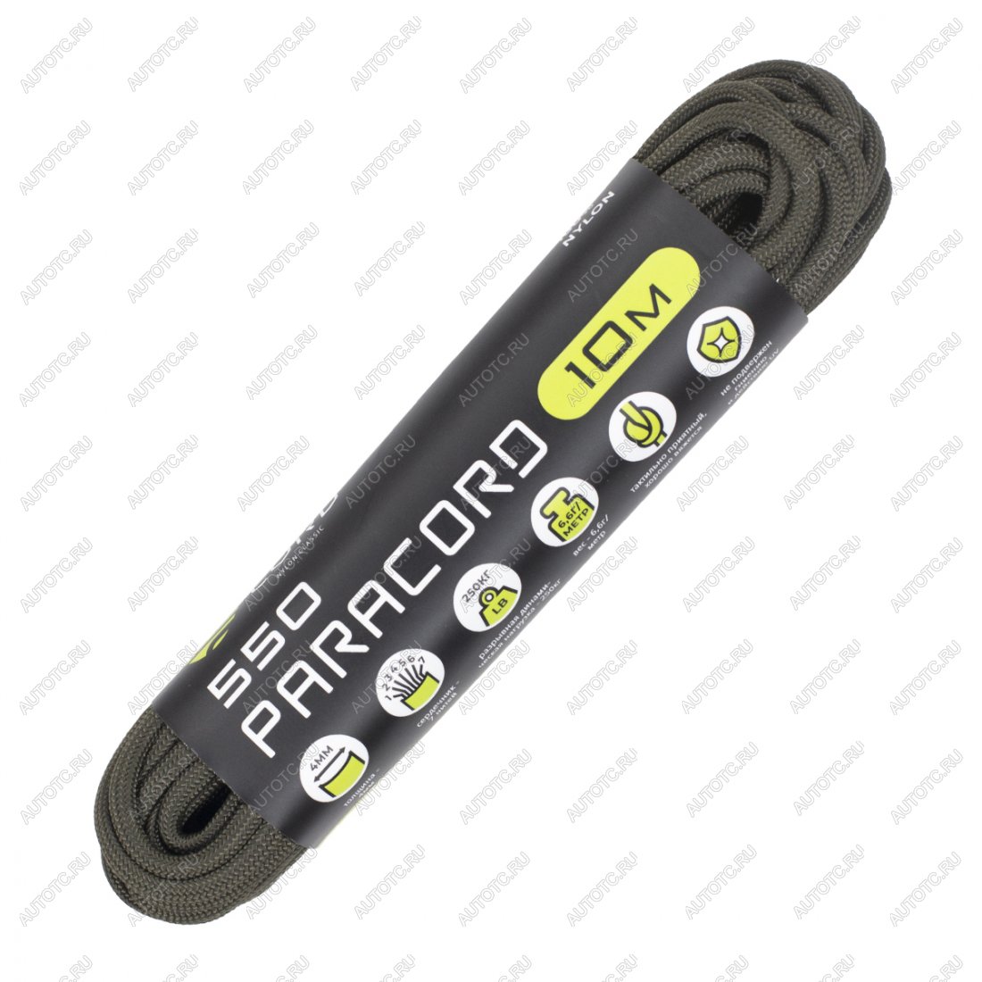 270 р. Паракорд 550 CORD nylon 10м (army green) CORD 550.n10.a.gr  с доставкой в г. Керчь