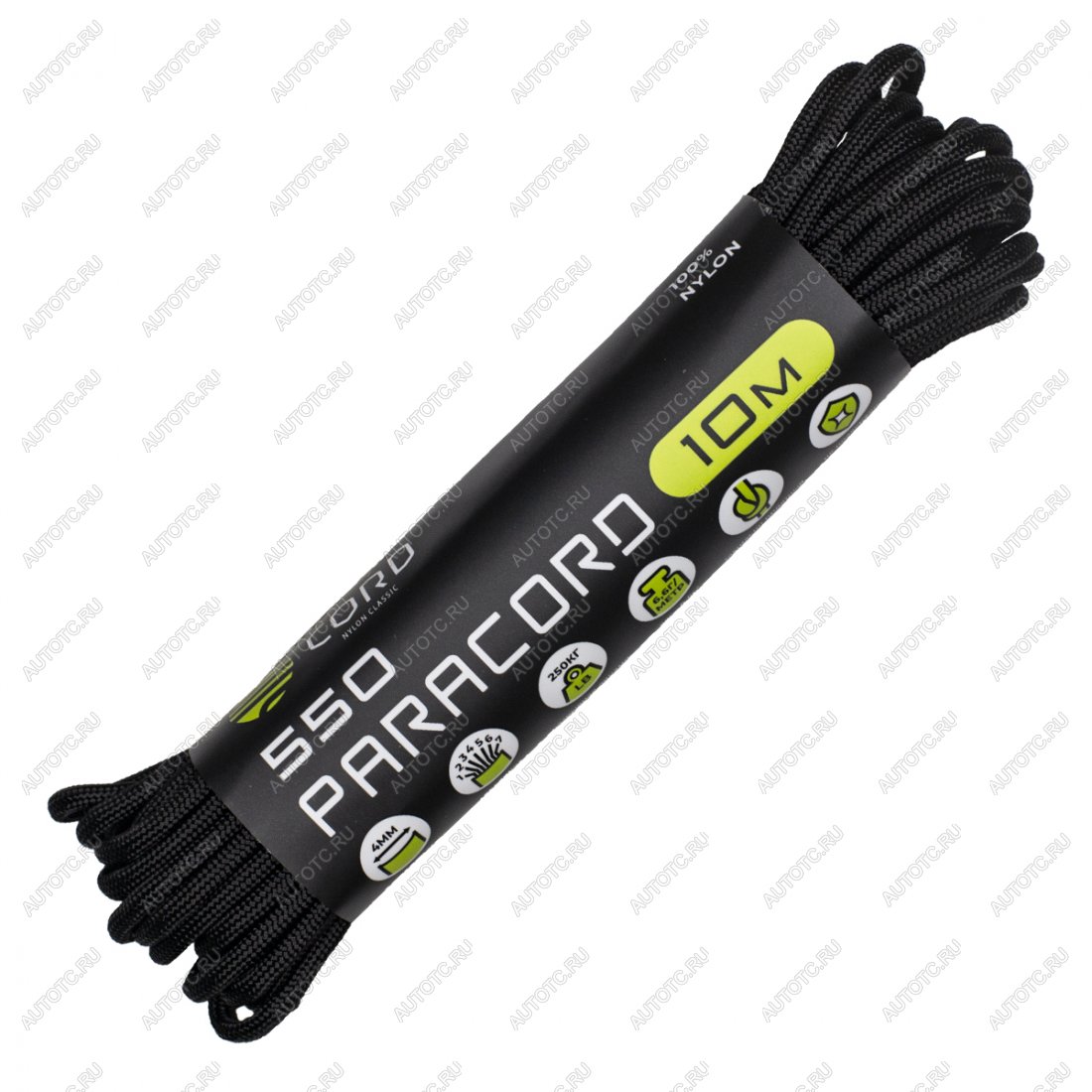 260 р. Паракорд 550 CORD nylon 10м (black) CORD 550.n10.b  с доставкой в г. Керчь