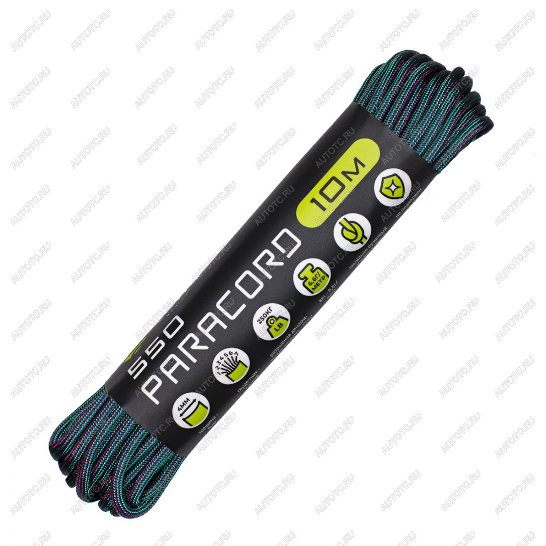 220 р. Паракорд 550 CORD nylon 10м (chameleon) CORD 550.n10.kham  с доставкой в г. Керчь