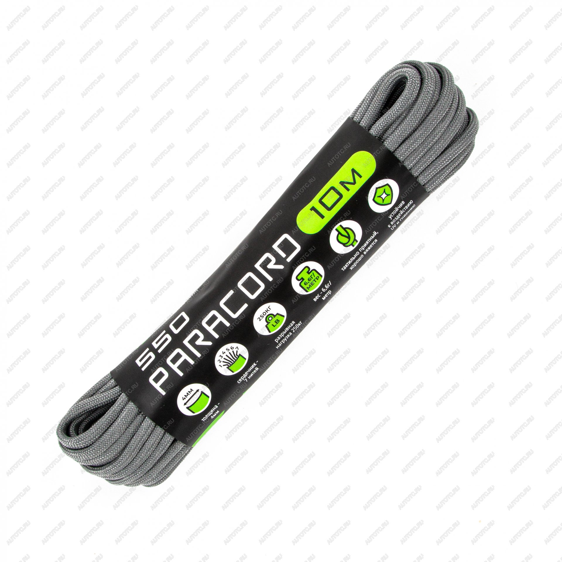 270 р. Паракорд 550 CORD nylon 10м (gray) CORD 550.n10.g  с доставкой в г. Керчь