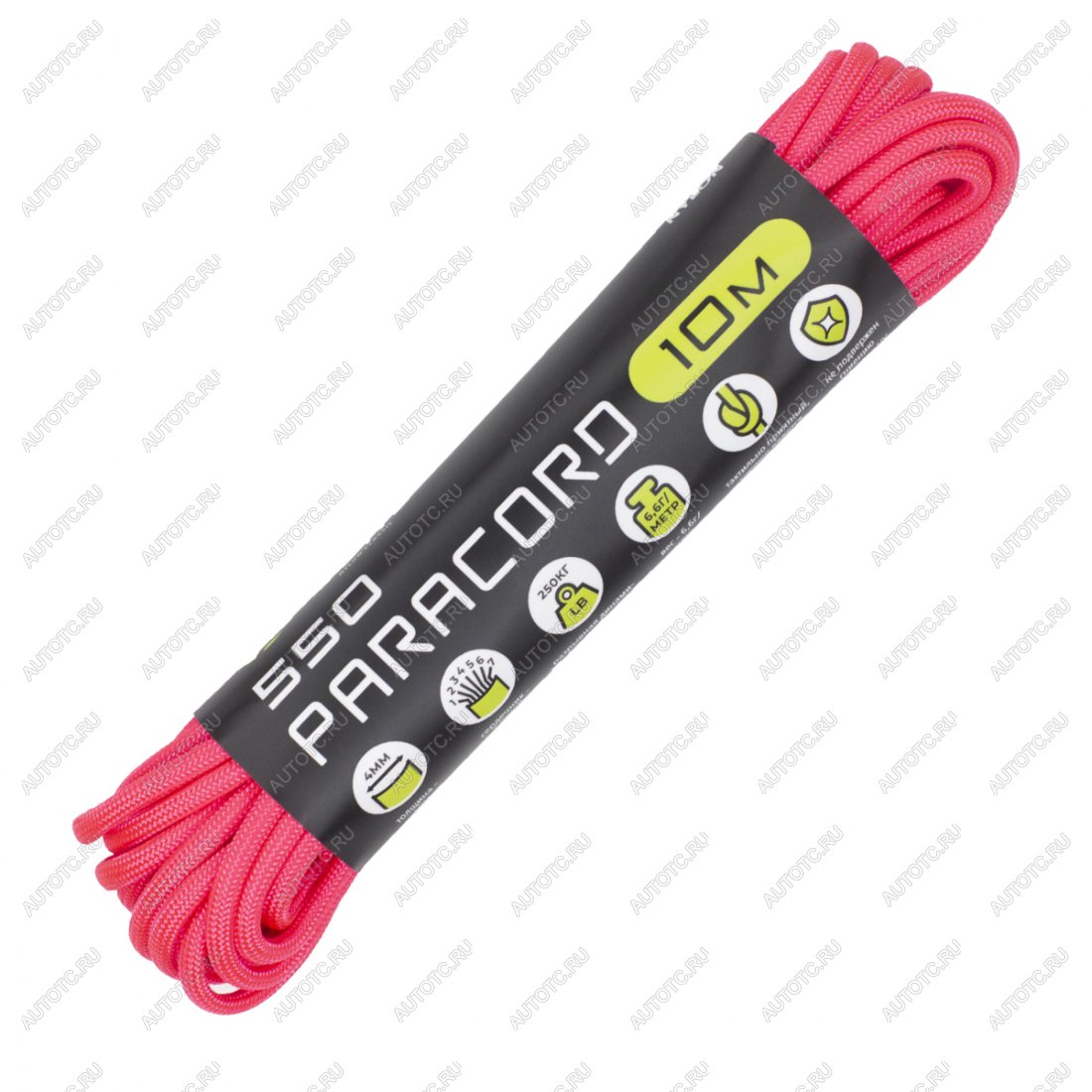 240 р. Паракорд 550 CORD nylon 10м (neon pink) CORD 550.n10.n.pn  с доставкой в г. Керчь