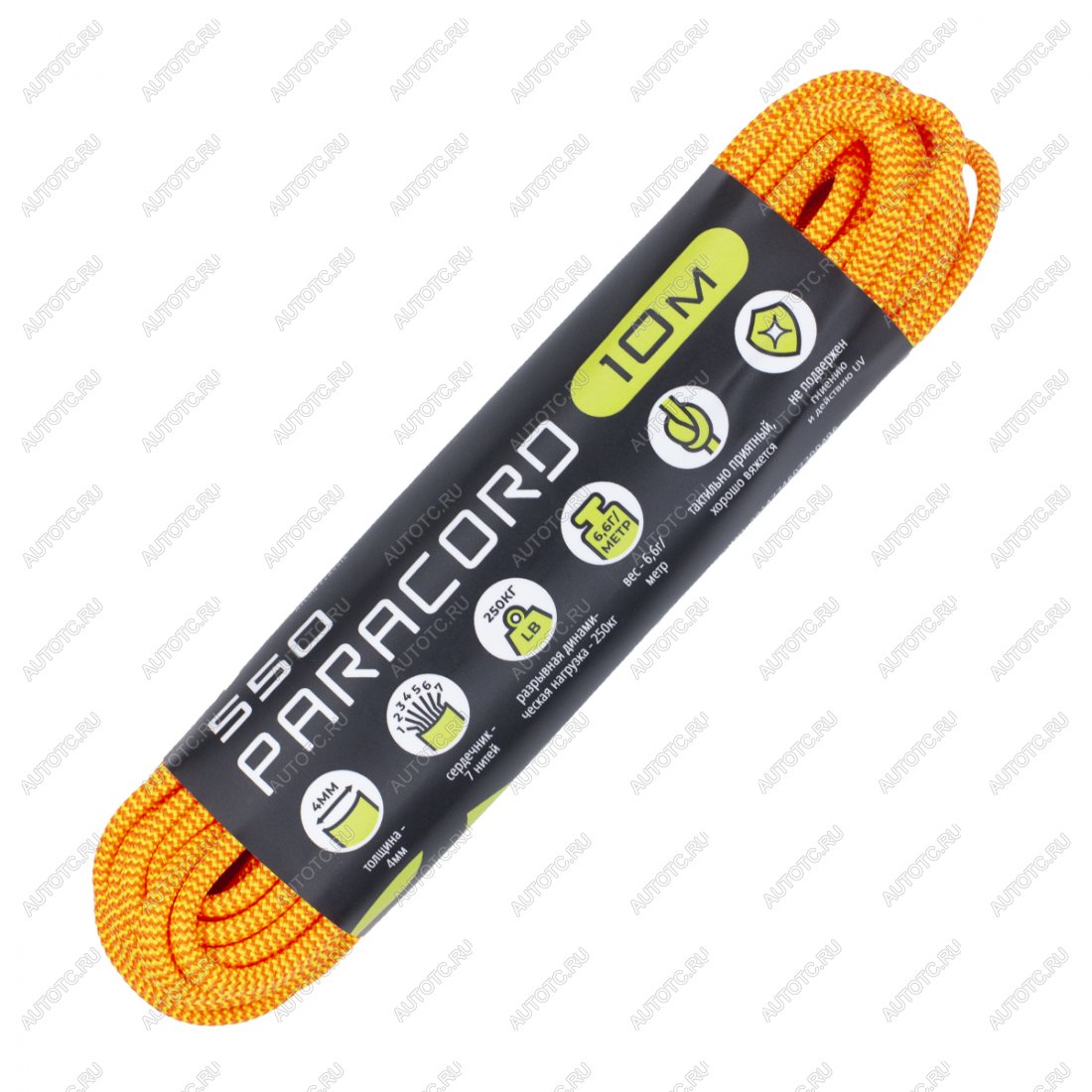 220 р. Паракорд 550 CORD nylon 10м (neon wave) CORD 550.n10.n.w  с доставкой в г. Керчь