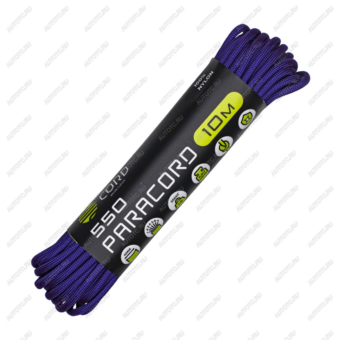 260 р. Паракорд 550 CORD nylon 10м (purple) CORD 550.n10.pp  с доставкой в г. Керчь