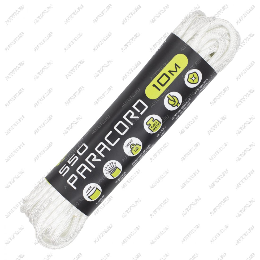 230 р. Паракорд 550 CORD nylon 10м (white) CORD 550.n10.wt  с доставкой в г. Керчь