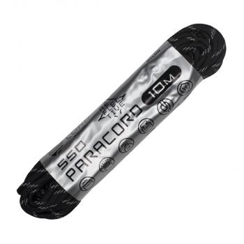 379 р. Паракорд 550 CORD nylon 10м световозвращающий (black) CORD 550.n10.lm.b  с доставкой в г. Керчь. Увеличить фотографию 1