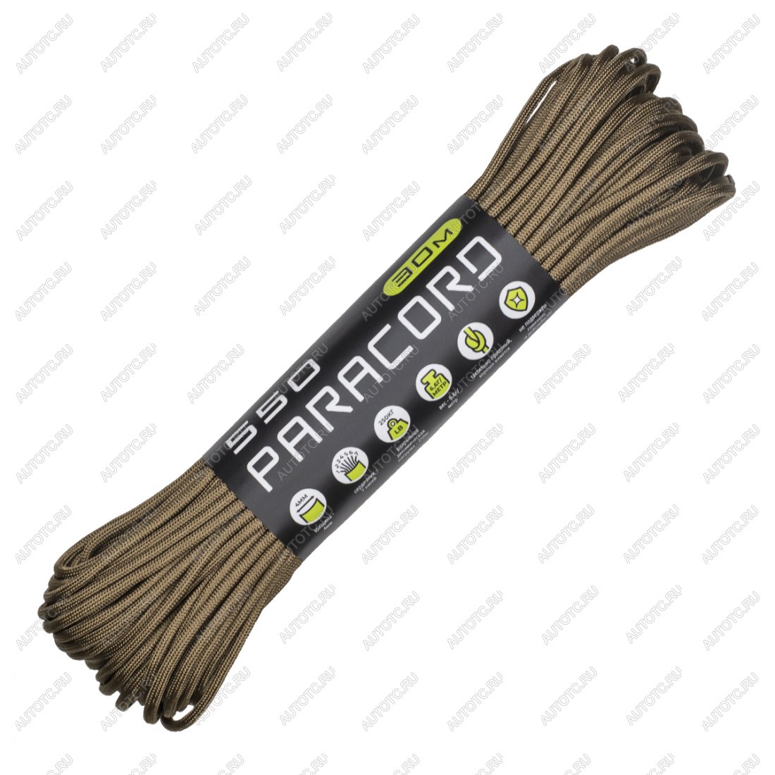 659 р. Паракорд 550 CORD nylon 30м (coyote) CORD 550.n30.cyt  с доставкой в г. Керчь