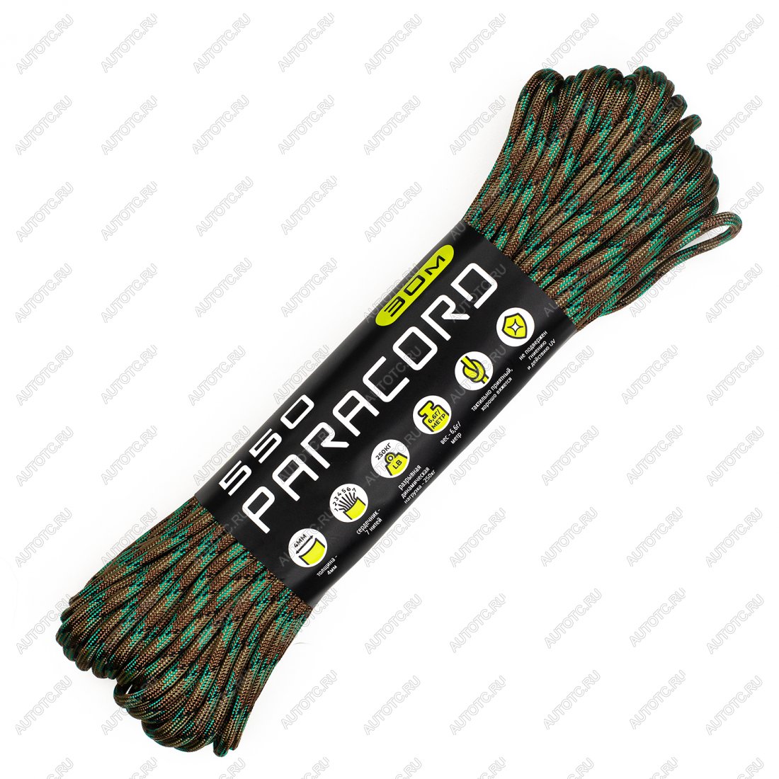 569 р. Паракорд 550 CORD nylon 30м (survival camo) CORD 550.n30.srw.kmf  с доставкой в г. Керчь