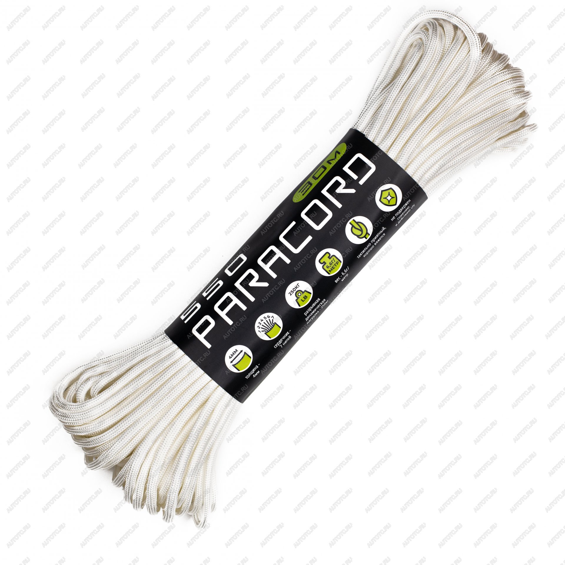 619 р. Паракорд 550 CORD nylon 30м (white) CORD 550.n30.w  с доставкой в г. Керчь