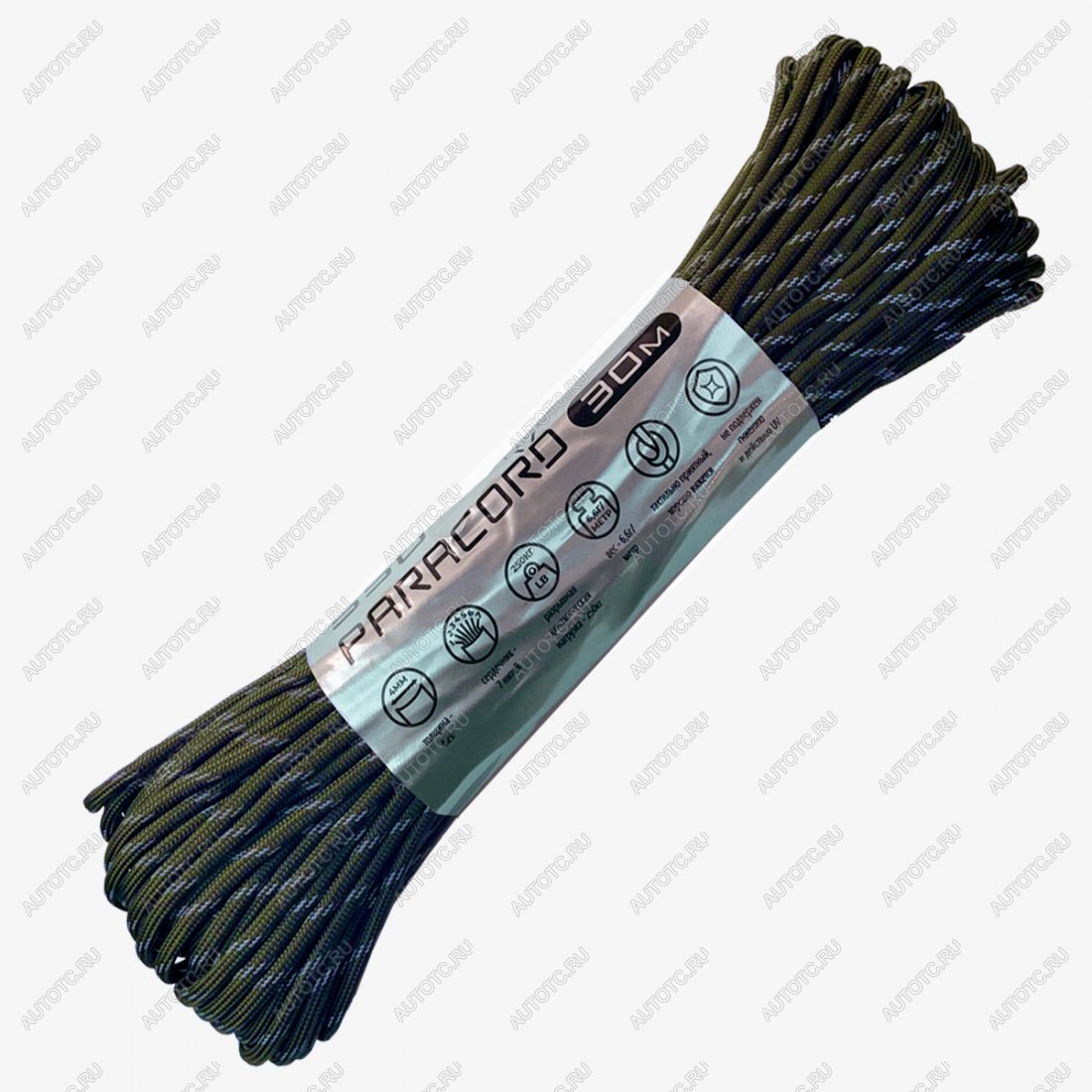 999 р. Паракорд 550 CORD nylon 30м световозвращающий (army green) CORD 550.n30.lm.a.gr  с доставкой в г. Керчь