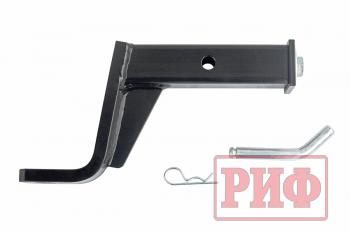 5 449 р. Переходник РИФ для фаркопа с фиксатором (занижение 6" - 150 мм) РИФ rif000-88011  с доставкой в г. Керчь. Увеличить фотографию 1