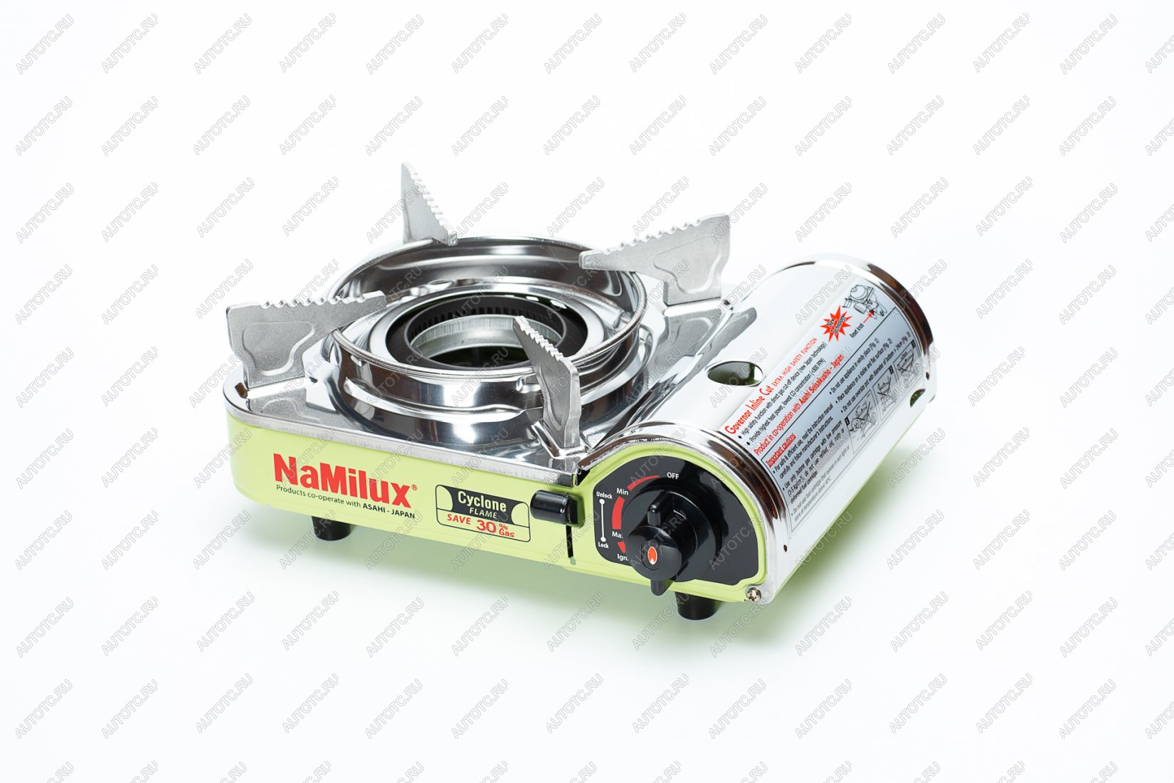 3 589 р. Плита газовая NaMilux 174PSS (циклон) мини NaMilux na3761ps-(174ps)---8  с доставкой в г. Керчь