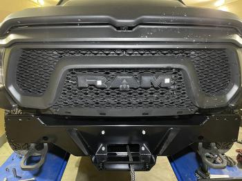 57 399 р. Площадка РИФ под лебёдку в штатный бампер Dodge Ram 1500 Rebel 2019+ (бензин) РИФ rifdrr-30000  с доставкой в г. Керчь. Увеличить фотографию 15