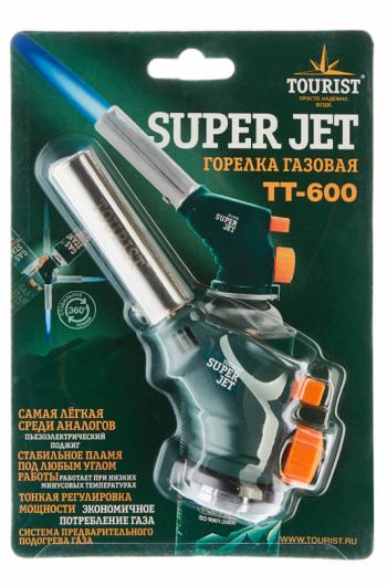 699 р. Резак газовый TOURIST SUPER JET, с пьезоподжигом TOURIST tt-600  с доставкой в г. Керчь. Увеличить фотографию 2