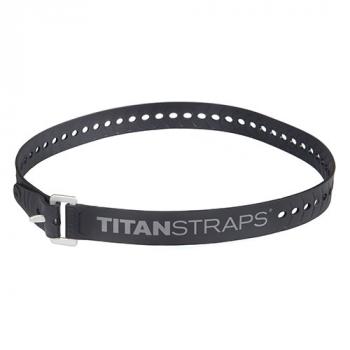 2 819 р. Ремень крепёжный TitanStraps Industrial черный L = 76 см (Dmax = 22,6 см, Dmin = 5,5 см) TitanStraps tsi-0130-blk  с доставкой в г. Керчь. Увеличить фотографию 1