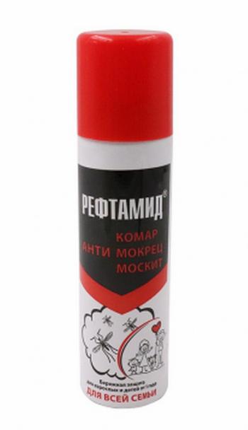159 р. Репеллент "Рефтамид Для всей семьи" 145 мл СИБИАР 6-211  с доставкой в г. Керчь. Увеличить фотографию 1