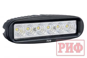 2 429 р. Светодиодная фара водительского света РИФ 160 мм 18W LED РИФ sm-6180f  с доставкой в г. Керчь. Увеличить фотографию 1