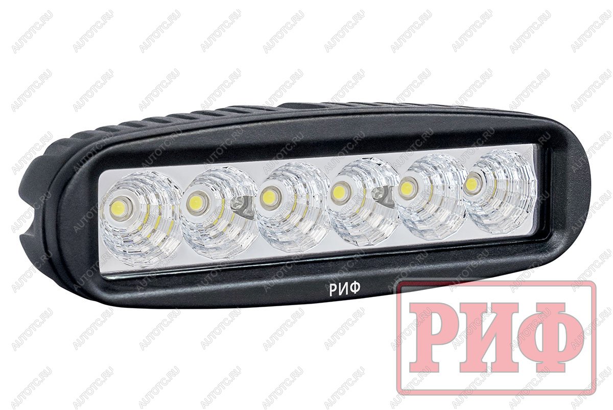 2 429 р. Светодиодная фара водительского света РИФ 160 мм 18W LED РИФ sm-6180f  с доставкой в г. Керчь