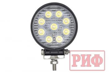 2 149 р. Светодиодная фара дальнего света РИФ 116 мм 27W LED РИФ sm-920p  с доставкой в г. Керчь. Увеличить фотографию 2
