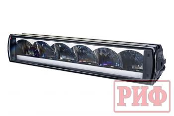 7 379 р. Светодиодная фара дальнего света РИФ 306 мм 72W LED с ДХО РИФ sm-1072u  с доставкой в г. Керчь. Увеличить фотографию 1