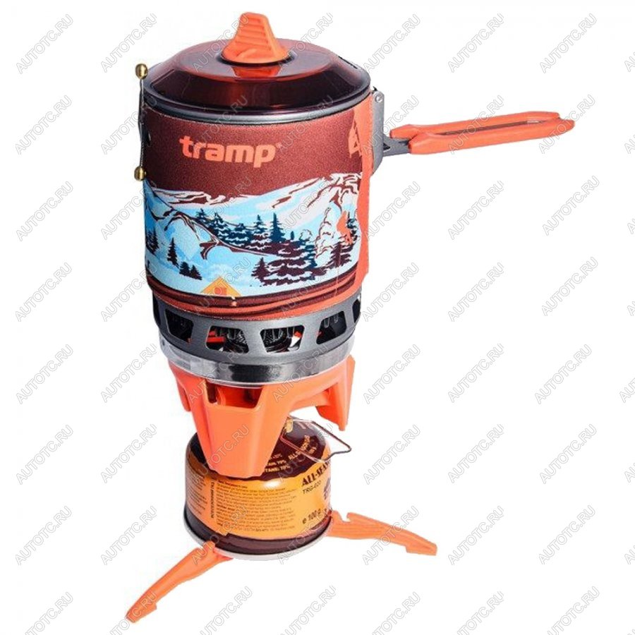 7 799 р. Система для приготовления пищи 1л. (Оранжевый) TRAMP trg-115-orange  с доставкой в г. Керчь