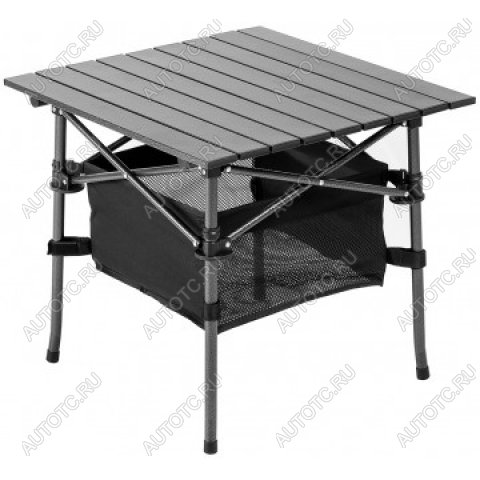 5 419 р. Стол складной Premier 55x55x50см., реечная столешница алюминий, с отделением под посуду PREMIER pr-mc-605  с доставкой в г. Керчь