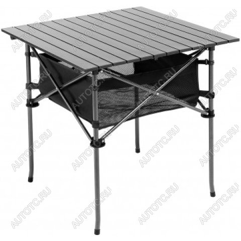 6 599 р. Стол складной Premier 70x70x70 см., реечная столешница алюминий, с отделением под посуду PREMIER pr-mc-606  с доставкой в г. Керчь