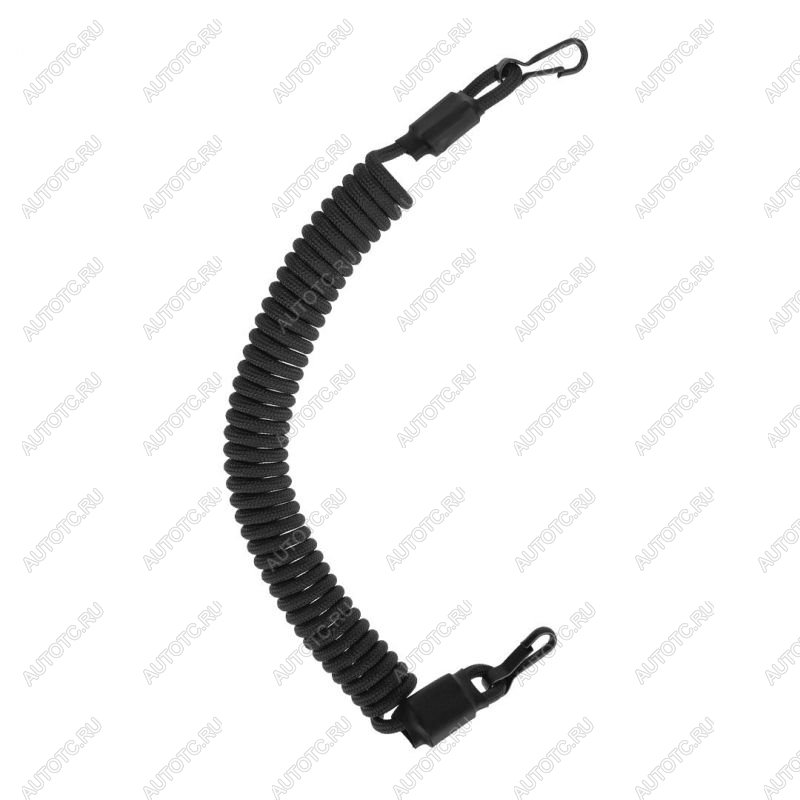 399 р. Страховочный тренчик CORD из паракорда с 2 карабинами (black) CORD tr.kk.b  с доставкой в г. Керчь