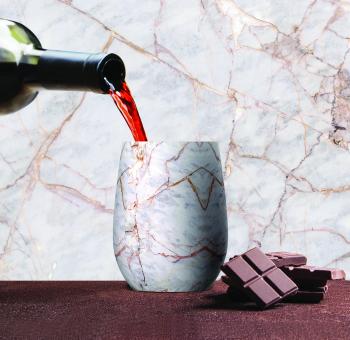 2 289 р. Термобокал IMPERIAL WINE, 270 мл, мрамор ASOBU viw2.22-marble  с доставкой в г. Керчь. Увеличить фотографию 3