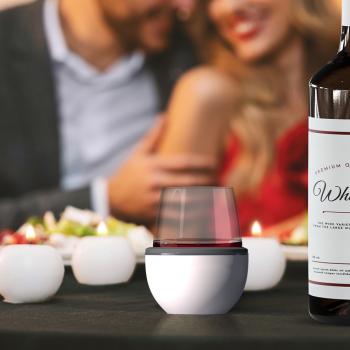 2 379 р. Термобокал для вина WINE KUZIE 440 мл, белый ASOBU stl24.01-white  с доставкой в г. Керчь. Увеличить фотографию 7