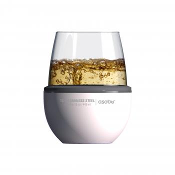 2 379 р. Термобокал для вина WINE KUZIE 440 мл, белый ASOBU stl24.01-white  с доставкой в г. Керчь. Увеличить фотографию 2