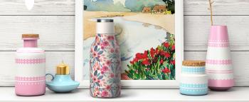 2 599 р. Термобутылка URBAN, 460 мл, цветы ASOBU sbv24.21-floral  с доставкой в г. Керчь. Увеличить фотографию 5