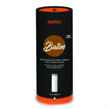 2 889 р. Термокружка (термос) LE BATON, 500 мл, черныйзолото ASOBU lb17.12-gold  с доставкой в г. Керчь. Увеличить фотографию 9