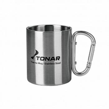 589 р. Термокружка ТОНАР 300ML ручка-карабин ТОНАР t.tk-032-300  с доставкой в г. Керчь. Увеличить фотографию 1