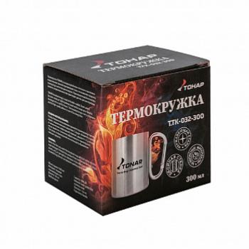 589 р. Термокружка ТОНАР 300ML ручка-карабин ТОНАР t.tk-032-300  с доставкой в г. Керчь. Увеличить фотографию 4