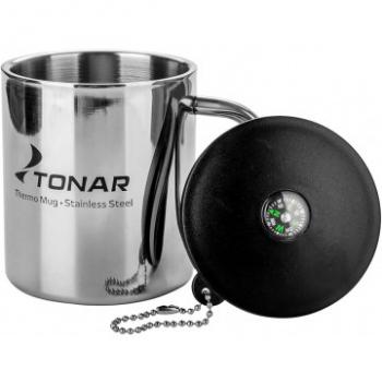 819 р. Термокружка ТОНАР 350ML металлическая, с пластиковой крышкой+карабин ТОНАР t.tk-038-350  с доставкой в г. Керчь. Увеличить фотографию 3
