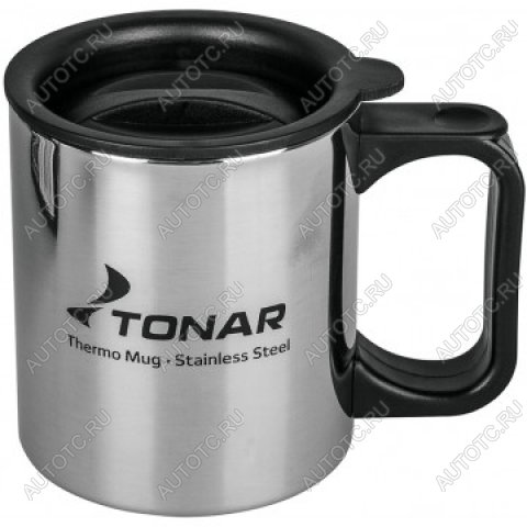 489 р. Термокружка ТОНАР 350ML с пластиковой крышкой ТОНАР t.tk-047-350  с доставкой в г. Керчь