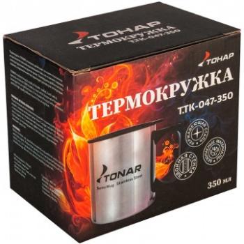 489 р. Термокружка ТОНАР 350ML с пластиковой крышкой ТОНАР t.tk-047-350  с доставкой в г. Керчь. Увеличить фотографию 6