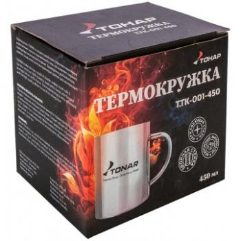 699 р. Термокружка ТОНАР 450 мл. металлическая ТОНАР t.tk-001-450  с доставкой в г. Керчь. Увеличить фотографию 4