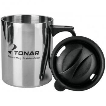 669 р. Термокружка ТОНАР 450ML с пластиковой крышкой ТОНАР t.tk-047-450  с доставкой в г. Керчь. Увеличить фотографию 2