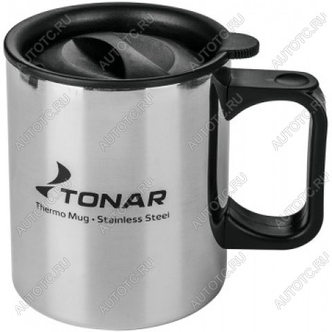 669 р. Термокружка ТОНАР 450ML с пластиковой крышкой ТОНАР t.tk-047-450  с доставкой в г. Керчь