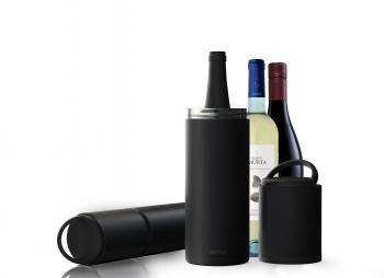 6 799 р. Термофутляр для вина VIN BLANC, черный ASOBU vpb1.06-black  с доставкой в г. Керчь. Увеличить фотографию 4